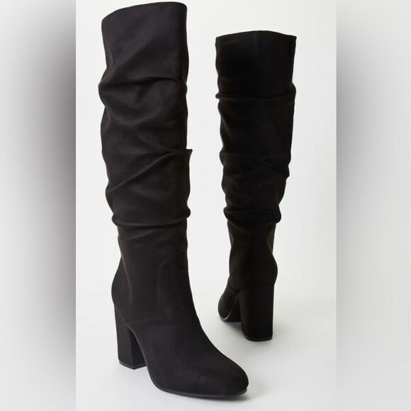 JUSTFAB - Leona Heeled Boot - Black - Picture 3 of 7